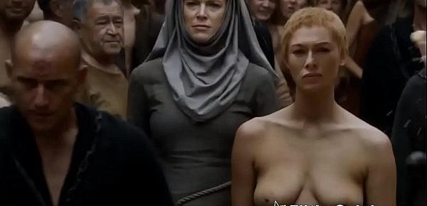  Lena Headey Nude Walk Of Shame In Game Of Thrones